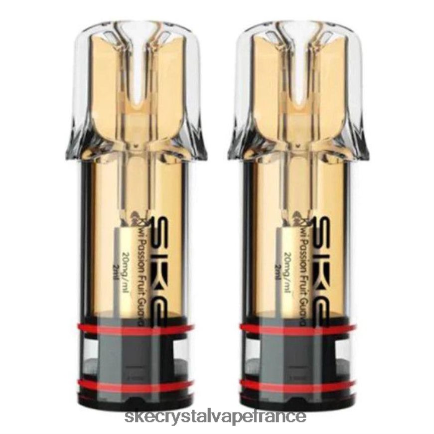 SKE Vape Website - SKE vapes de cristal et dosettes kiwi fruit de la passion goyave R0422X12