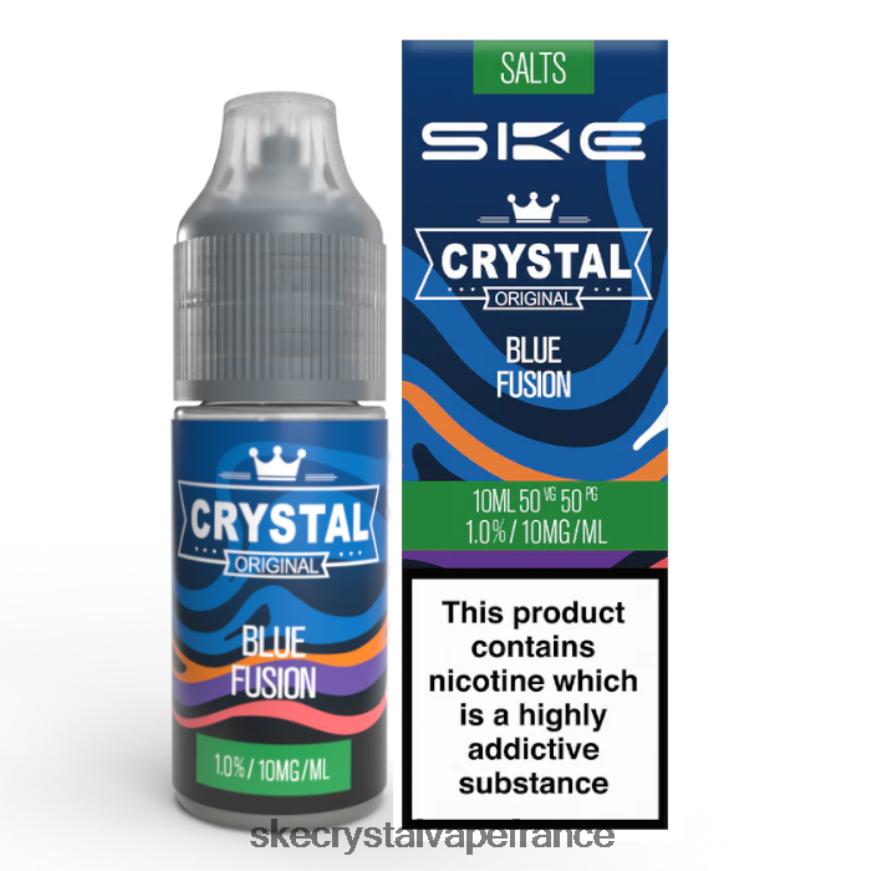 SKE Crystal - SKE sel de nicotine cristallin - 10 ml fusion bleue R0422X110