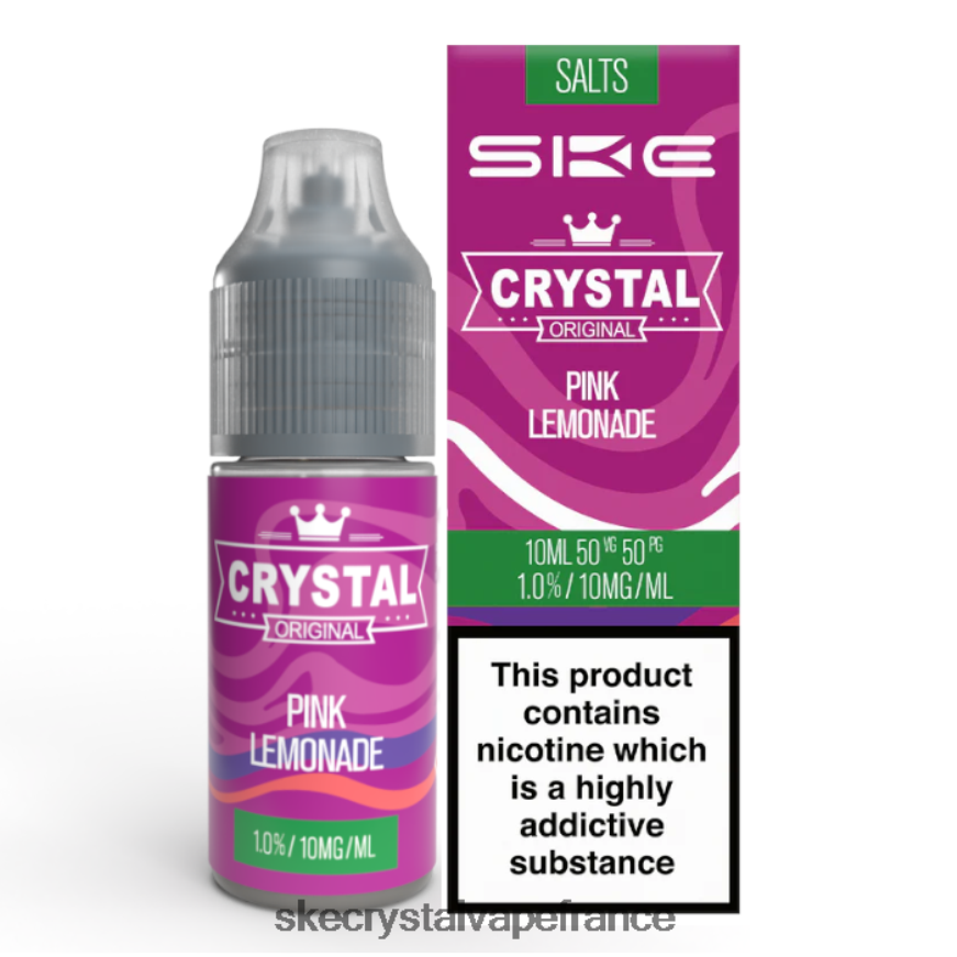 SKE Vape Review - SKE sel de nicotine cristallin - 10 ml limonade rose R0422X117