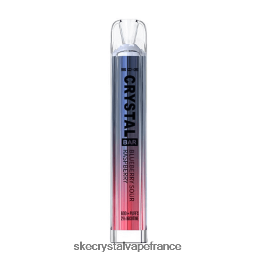 SKE Vape Flavours - SKE vape jetable de barre de cristal myrtille, framboise aigre R0422X70