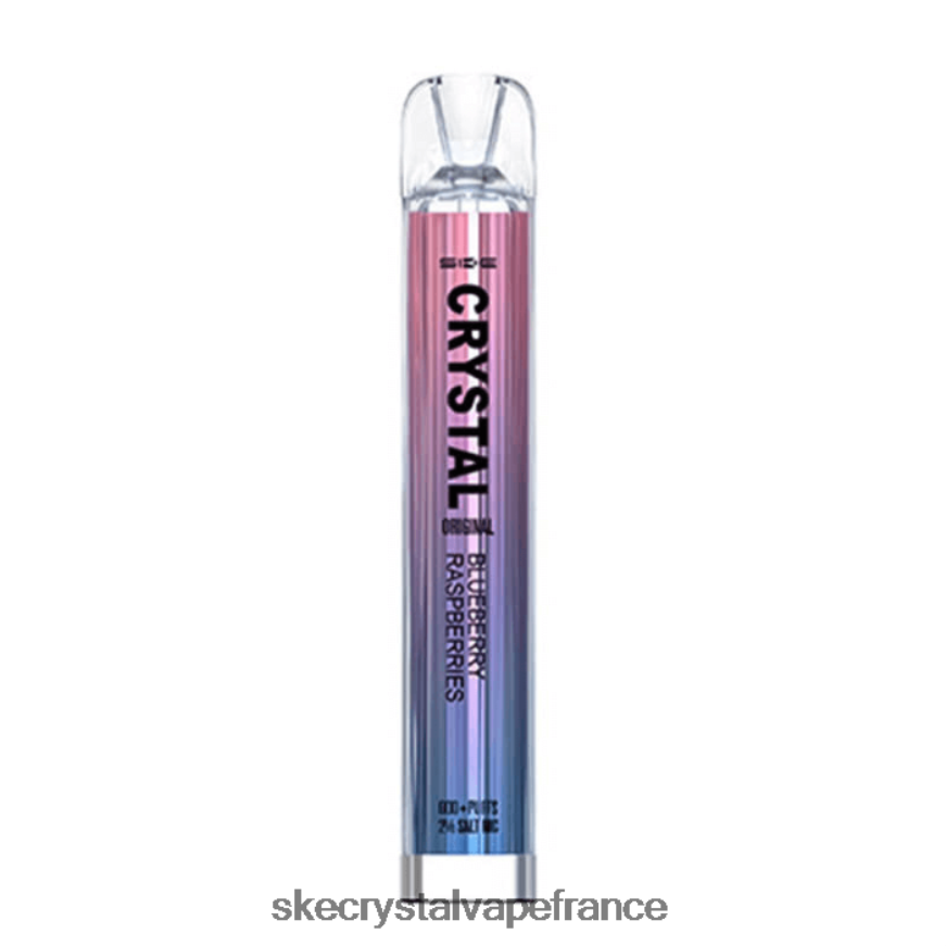 SKE Vape Paris - SKE vape jetable de barre de cristal framboises myrtilles R0422X91